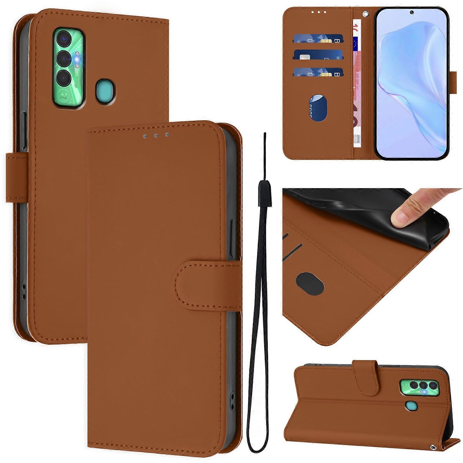 YB-PT01 Lanyard PU Case For Tecno Spark 7P