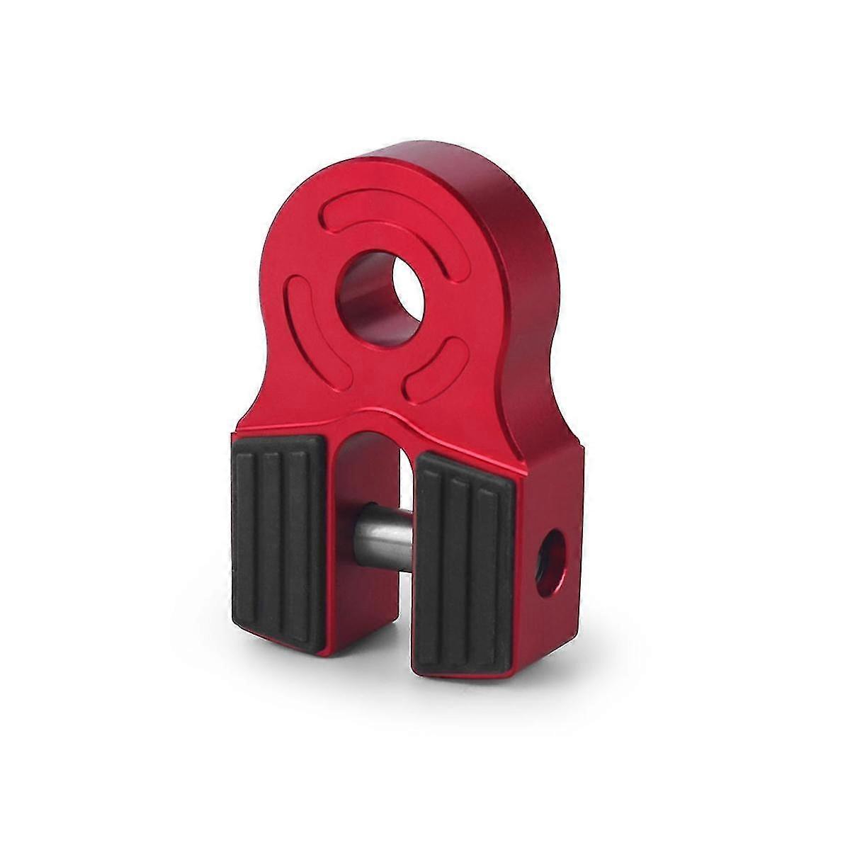 Conector plano de montagem de alumínio vermelho de 3/4 polegadas manilha compatível com aço de 3/8 polegadas de diâmetro e synt