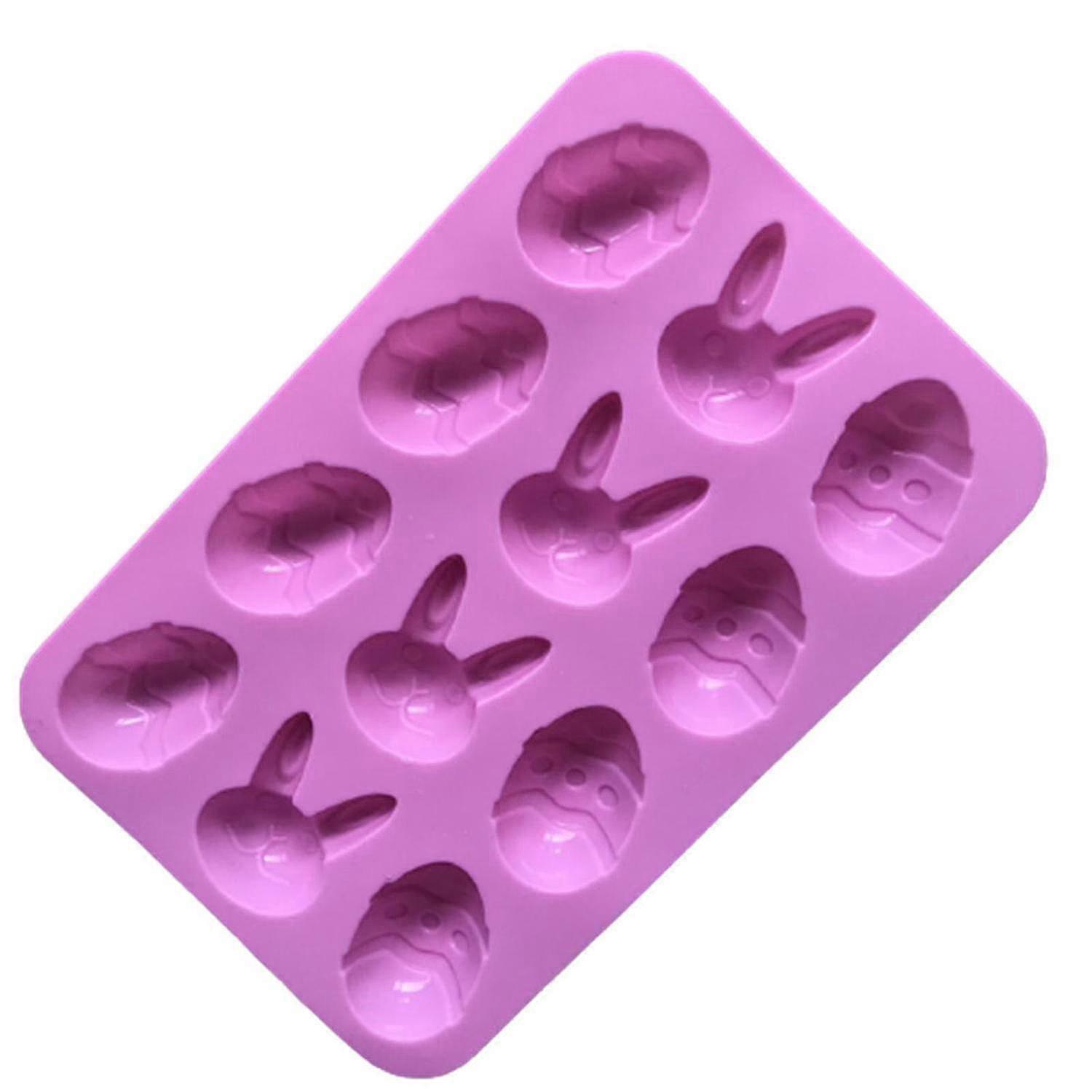 Easter Egg Bunny Silicone Stencil Chocolade Candy Casting Die Soft Bakvorm Voor