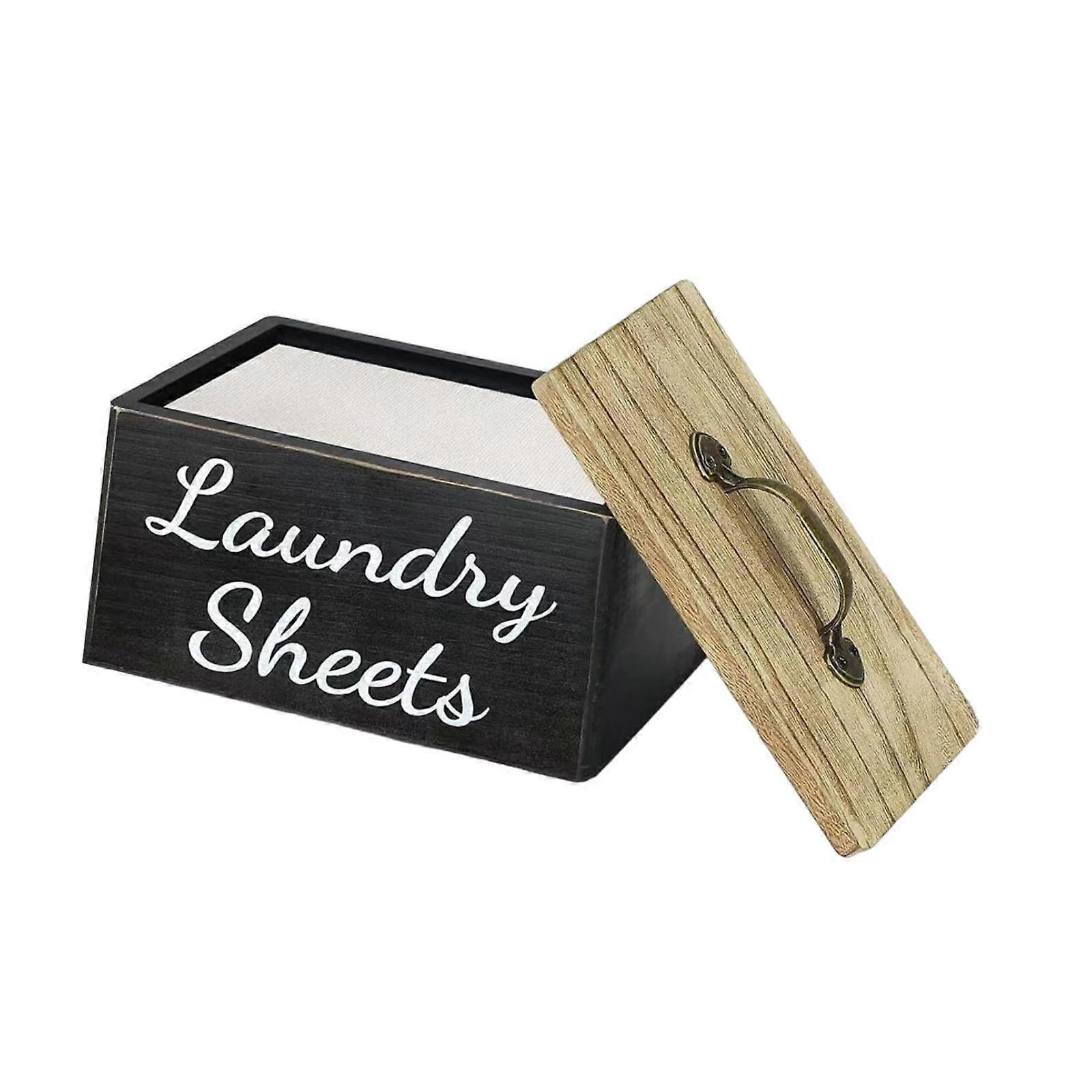 Laundry Pods Container Dryer Sheet Dispenser Decor Laundry Detergent Storage