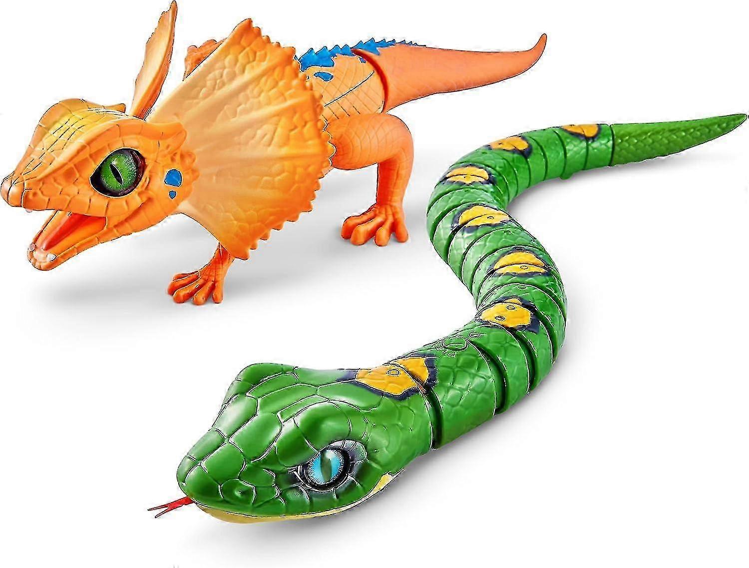 Snake + Lizard Series 3 By Zuru Battery-powered Robotic Light Up Interactive Electronic Reptile Toy That Moves