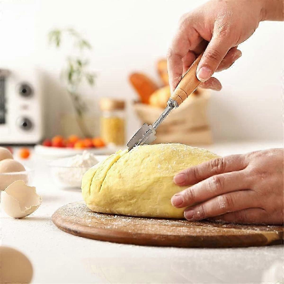 Transfer Peel Kit With Bread Proofing Coloth Couch Bread Lame Knife Dough Scraper