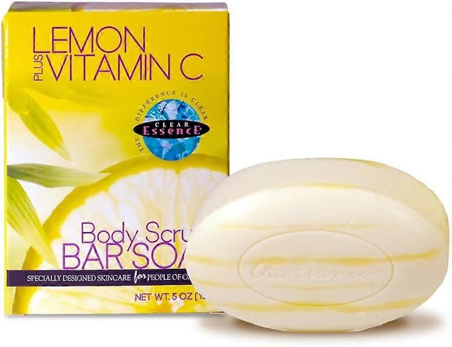Clear Essence Lemon Scrub Bar Soap 150g