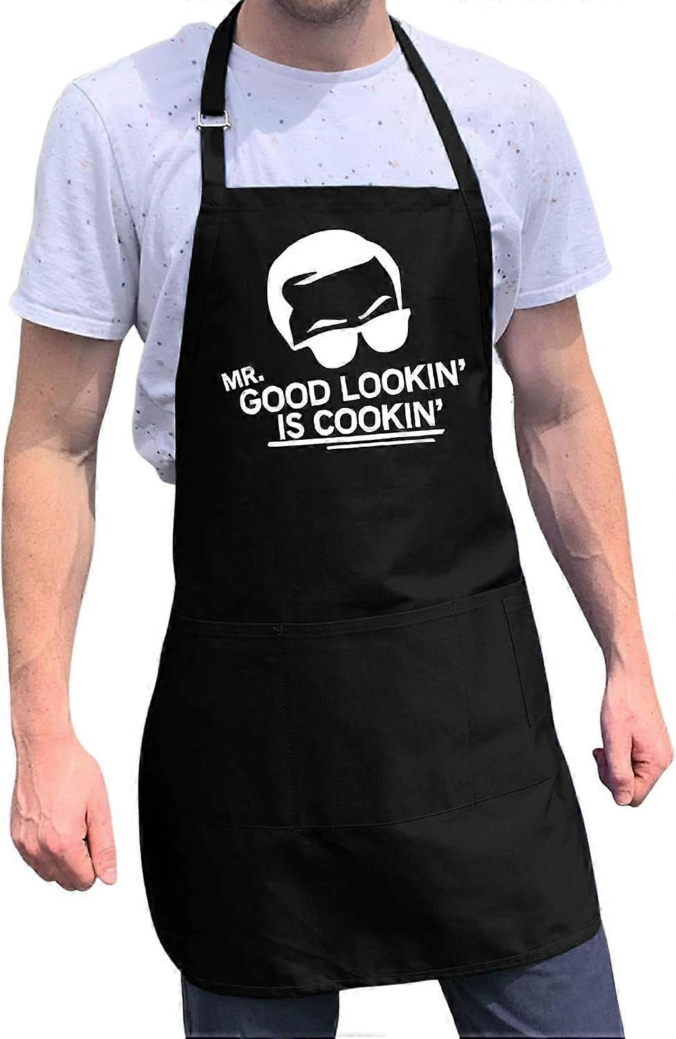 ApronMen, حسن المظهر 'BBQ Grill ساحة قابل للتعديل للرجال, مقاس واحد