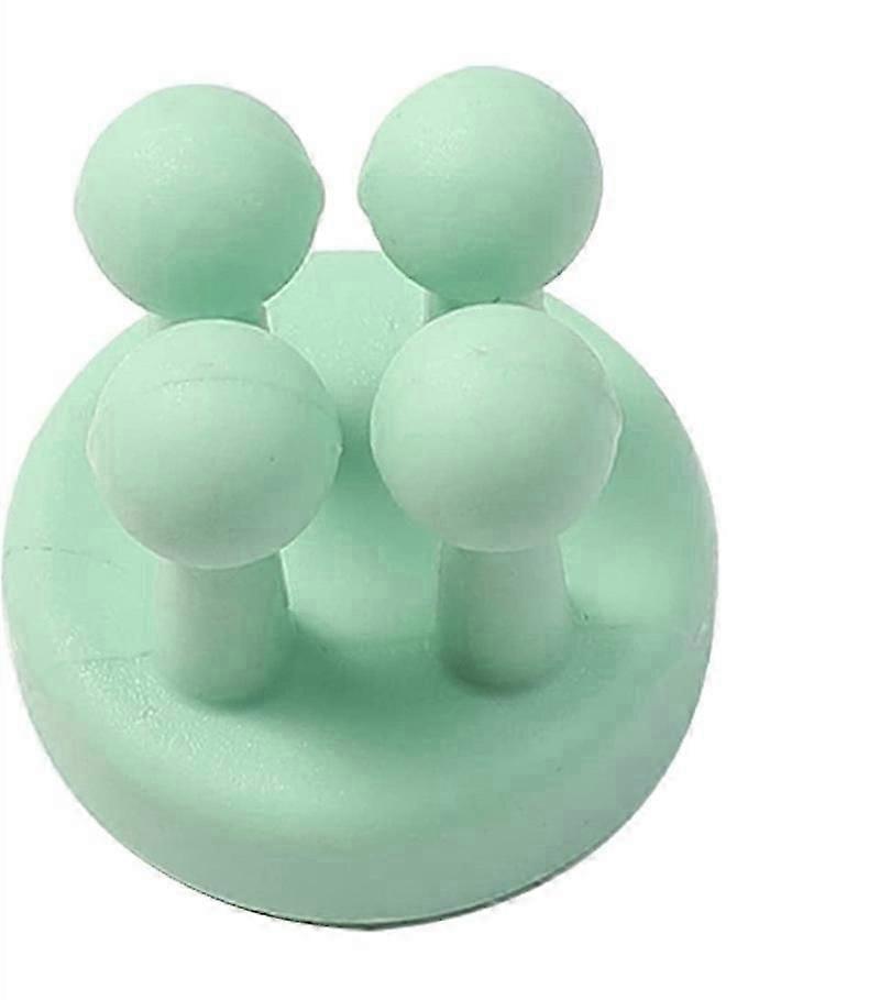 4-Pack Bedroom Wall Nail-Free Silicone Non-Marking Paste Hooks, Random Color