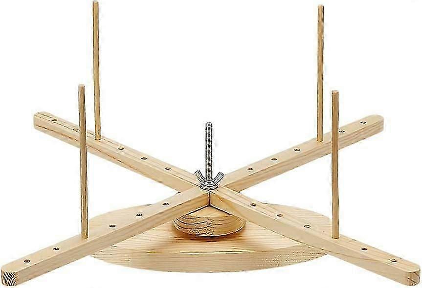 Portable Yarn Swift Amish Yarn Swift Winder Desktop Standing Needlecraft Yarn Finishing Tool With Oval Base For Wool Yarn And Embroidery