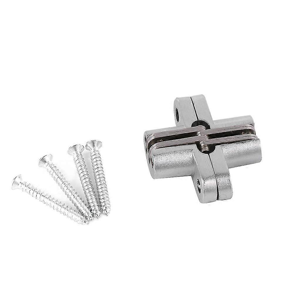 Zinc Alloy 180 Degree Cross Hidden Hinges for Invisible Folding Doors (43.7mm)