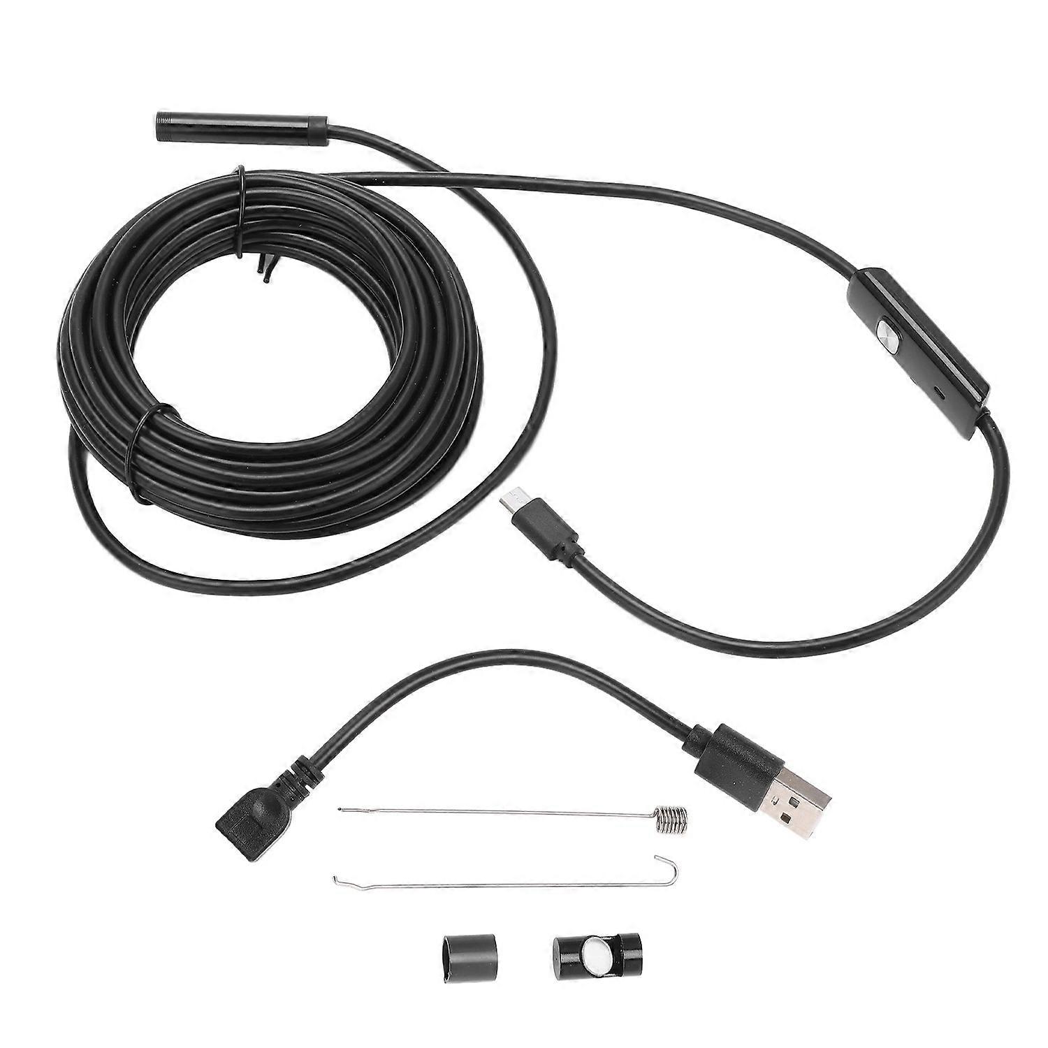 AN97‑8 8mm Mobile Phone Endoscope 6LED Waterproof Facility Inspection Endoscope for Electrical Maint