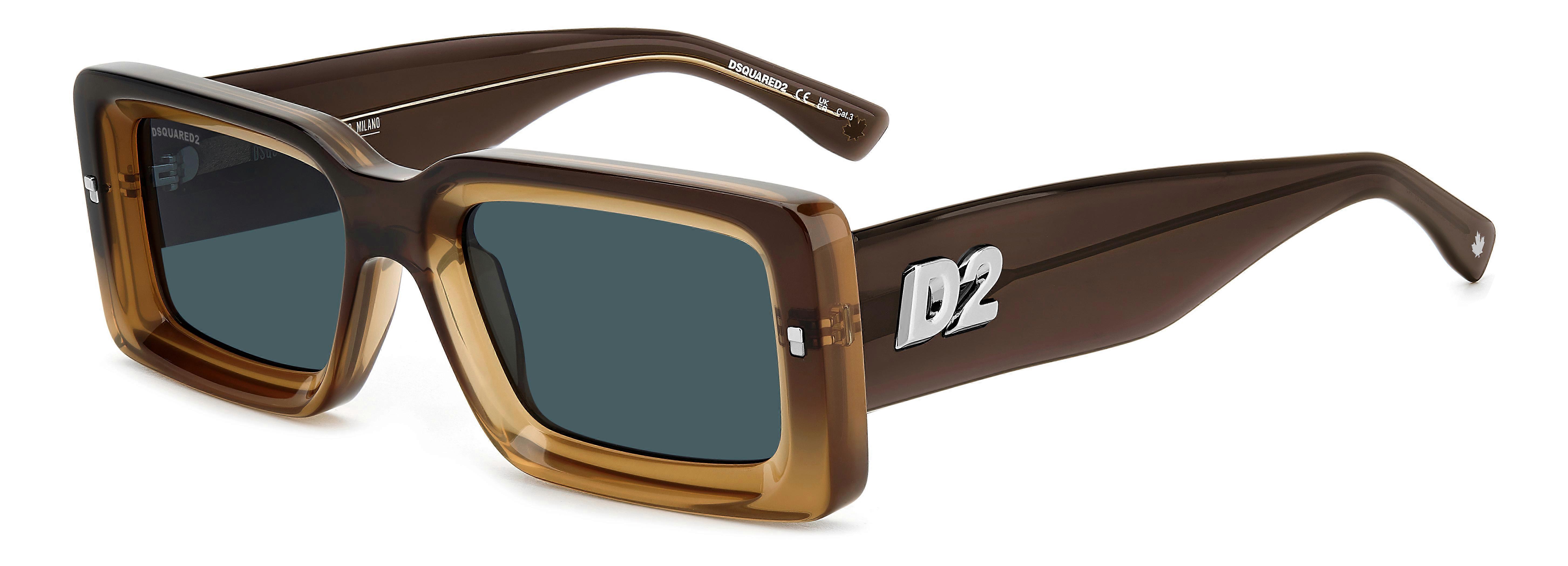 Sunglasses DSQUARED2 D2 0142/S 9EN BROWN OCHRE 52/20/145 MAN