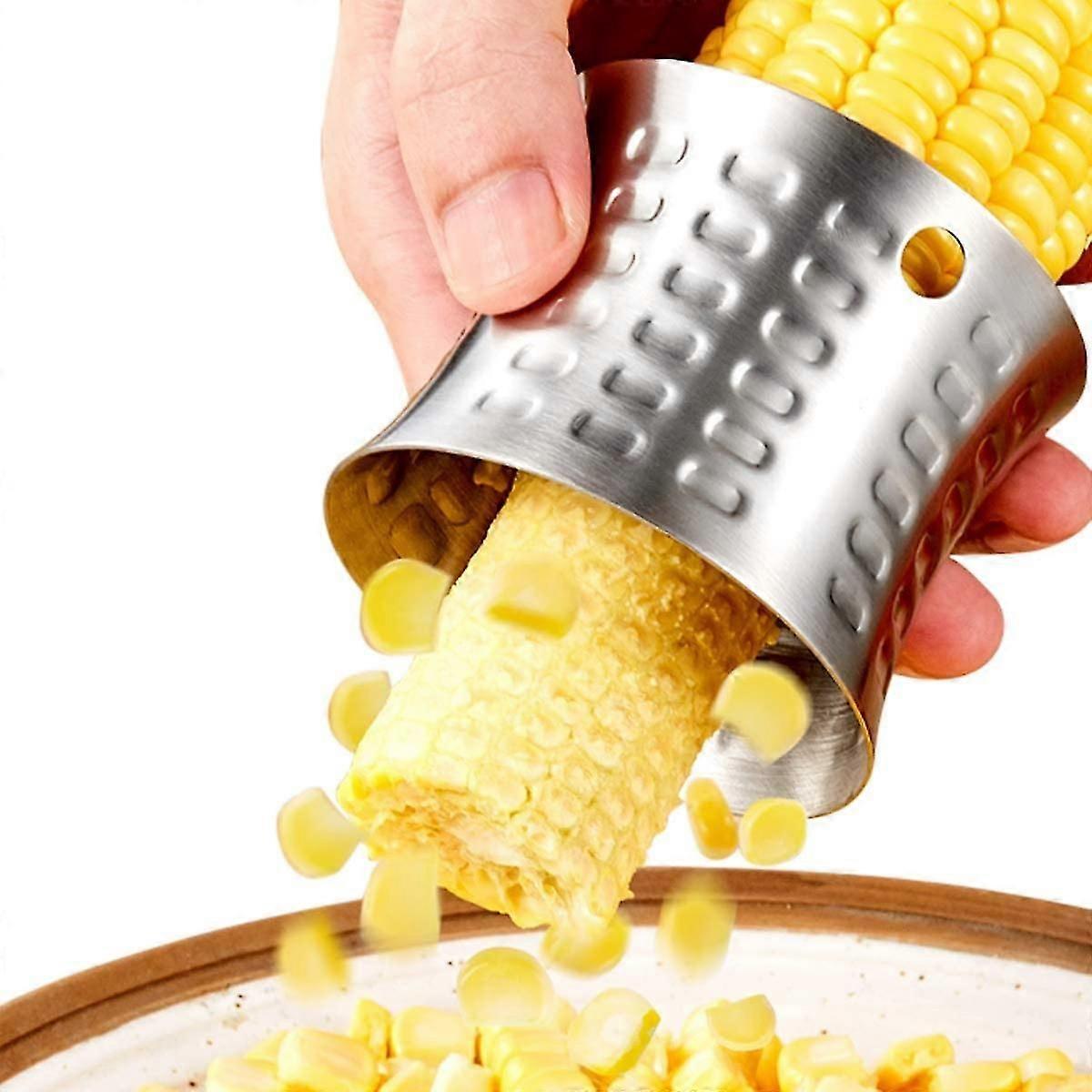 Corn Stripping Tool, 304 Stainless Steel Corn Stripper Peeler, Slicer, Cutter, Remover, Professional Corn Thresher Slicer Corn Stripping Tool With Non