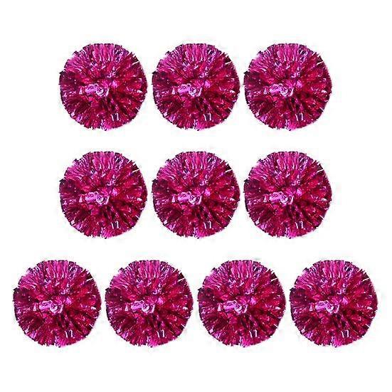 10 ks roztleskávaček s bambulkami, kovové roztleskávačky s prstenem na prst, rekvizity pro týmové sportovní hry, taneční šaty, párty