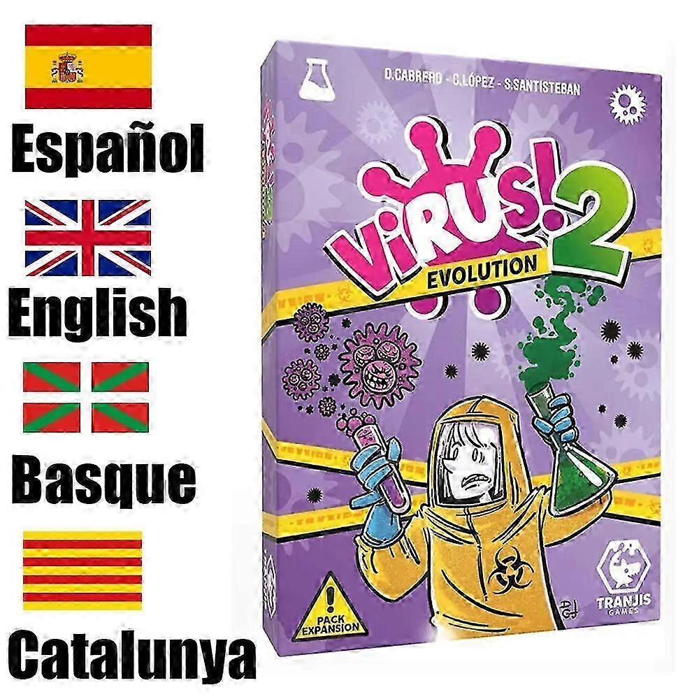 In Spanish Version In English Virus Card Game The Contagiously Virus 2 3 Card Correct Version Party Game For Fun Family Games