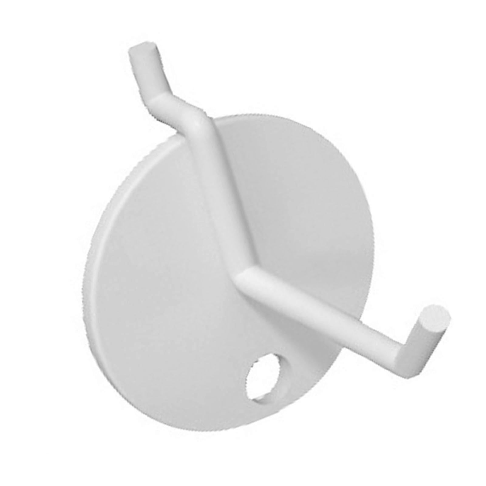 Hole Board Hooks Iron White Punch Free Stable Reusable Hooks for Bags Key Towels Scarf