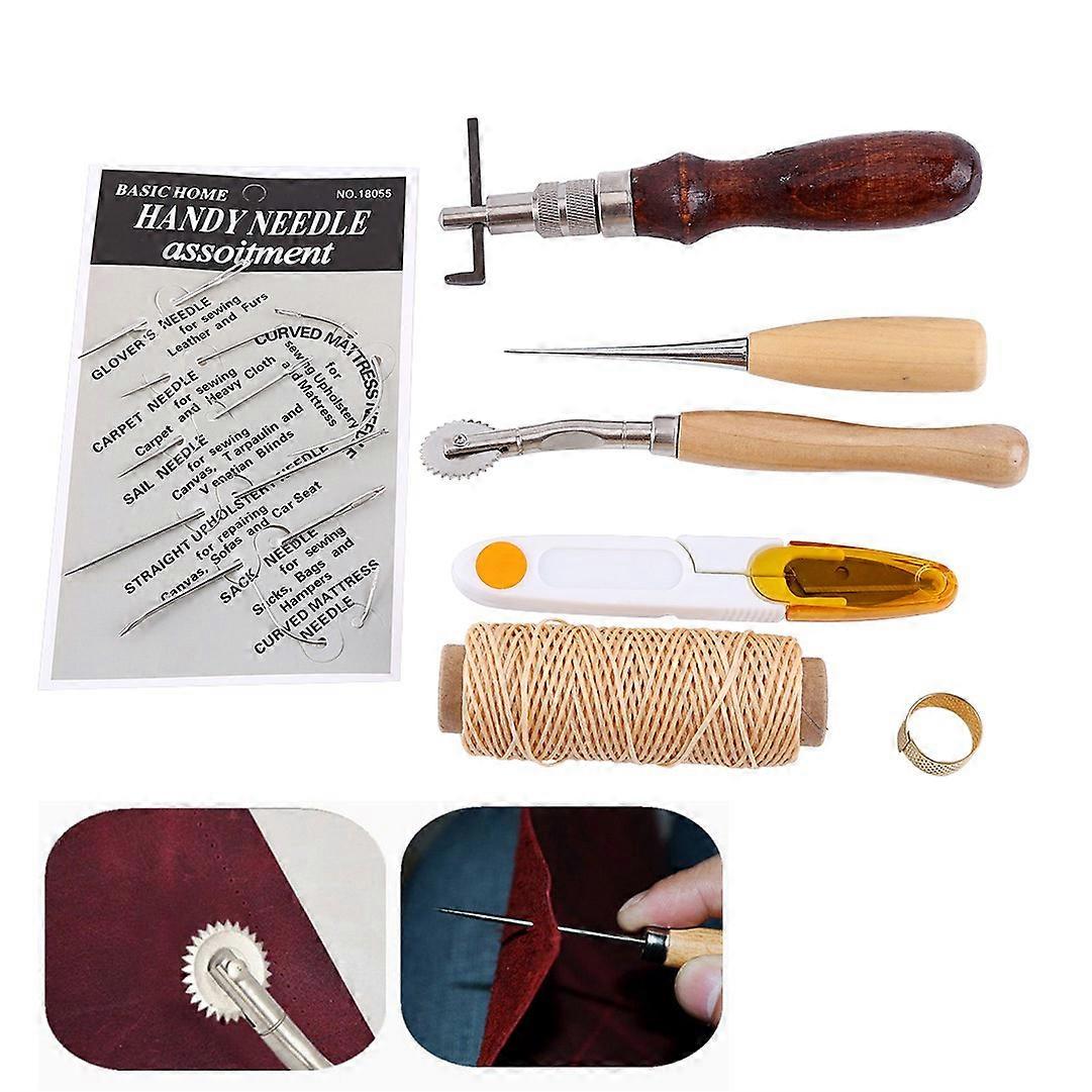 7pcs Leather Craft Hand Stitching Sewing Tool