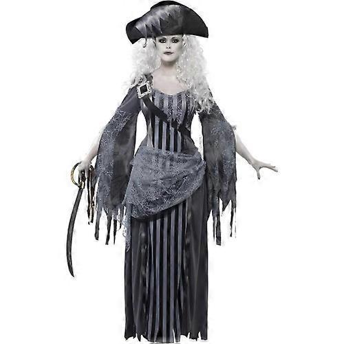 Smiffys Dames/Dames Deluxe Spookschip Prinses Kostuumset
