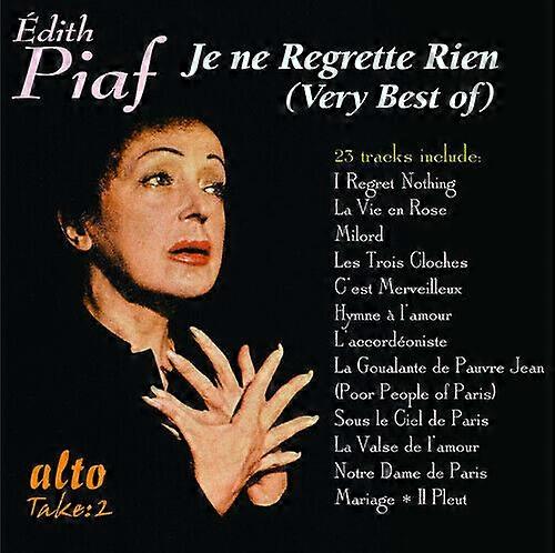 dith Piaf Je Ne Pişmanlık Rien CD'si (2011)