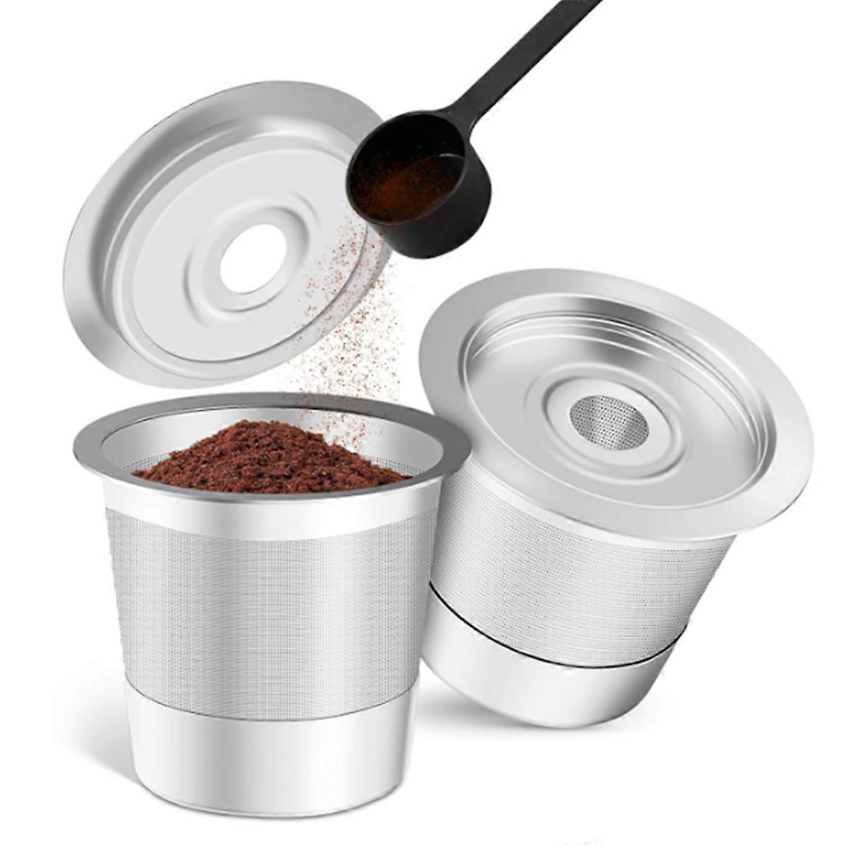 Reusable Coffee Pod for ,Stainless Steel Refillable Coffee Pod,Coffee Filter for Refilling Capsules Pods