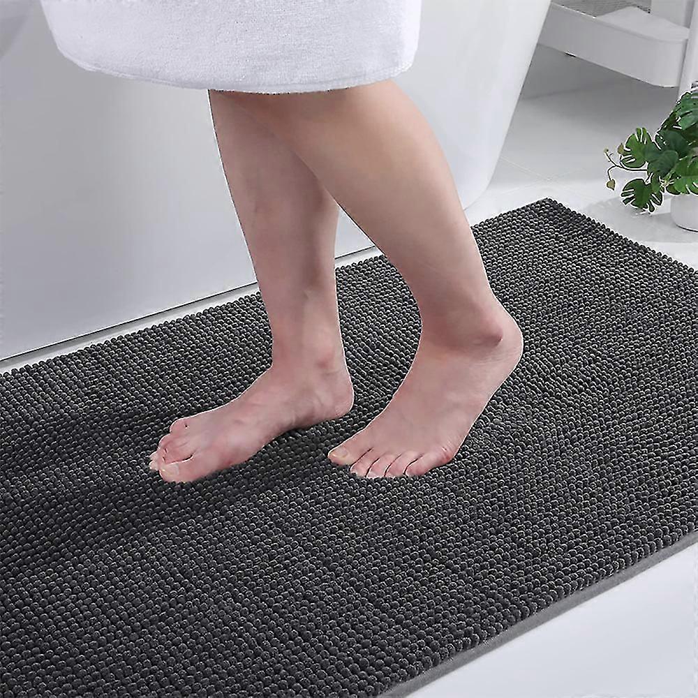 Non-Slip Bath Mat, Simple Bathroom Rug, Soft Absorbent