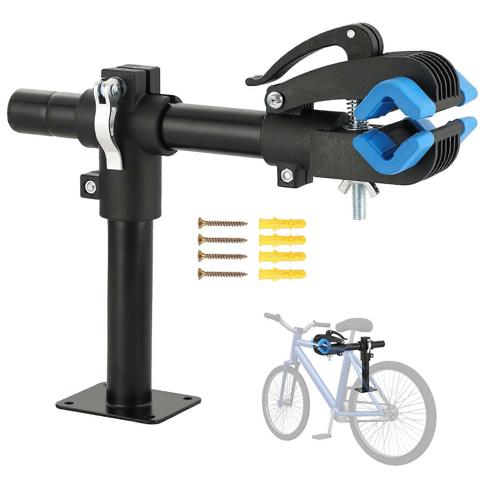 Adjustable Removable Bike Repair Stand for Road and Mountain Bikes Aluminum Construction Height Adjustable Clamp