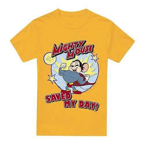 Mighty Mouse Mens Day Vintage T-Shirt