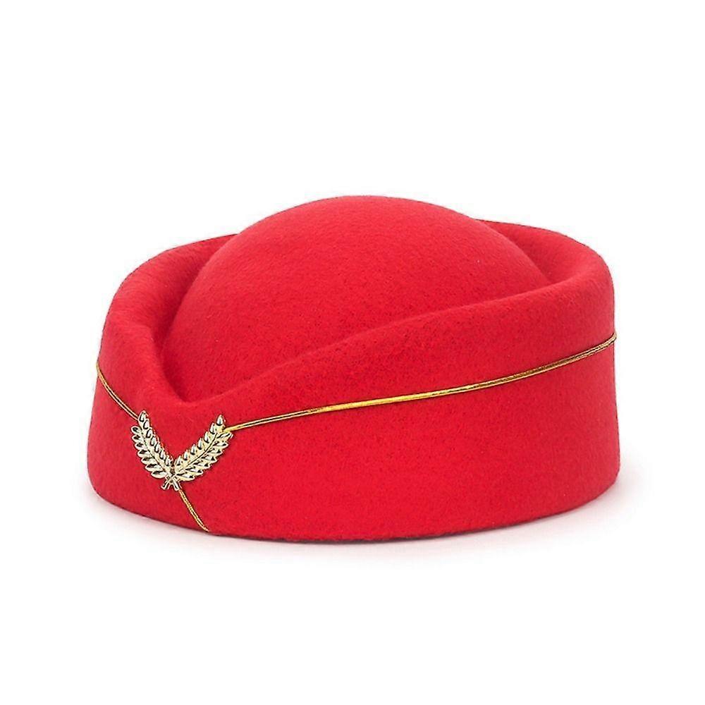 Railway Hats Felt Beanie Hats Airline Uniform Caps Stewardess Berets Hat Air Hostesses Hats