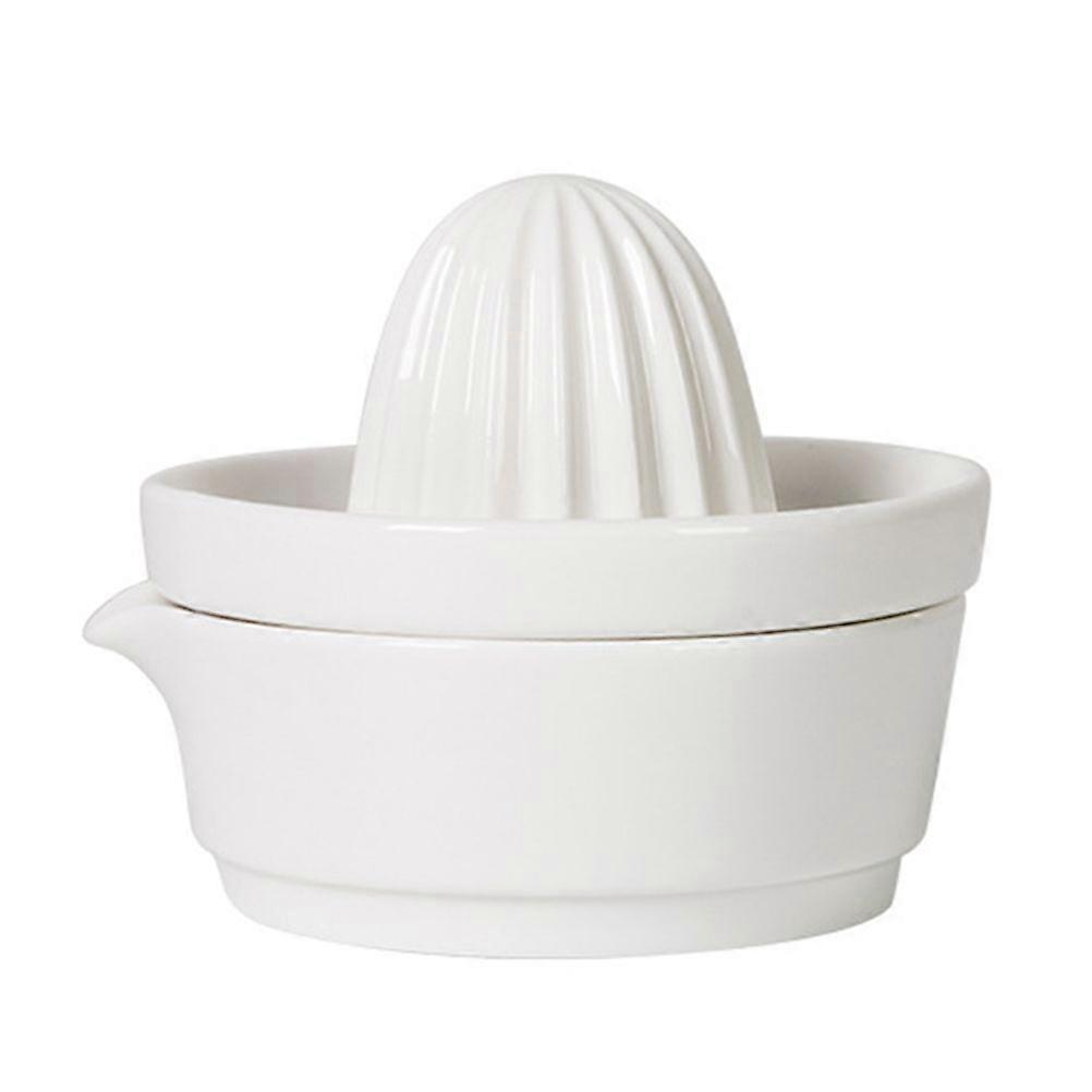 1Pc Manual Fruit Juicer Home Labor-saving Fruit Squeezer Juicer (White)