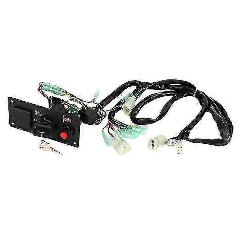 06323-ZZ5-764 Single Engine Ignition Cut Off Switch Panel Kit suitable for Outboard Control Box Marine Ignition Key