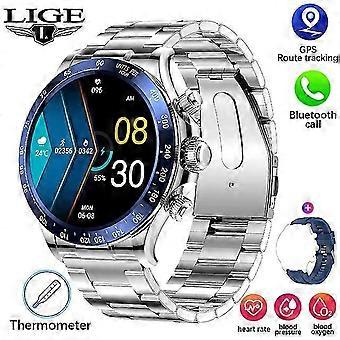 Smartwatch Smart Watch For Adult Body Thermometer Health Monitor GPS Motion Tracking Bluetooth Call Connected Watch Adult 2023