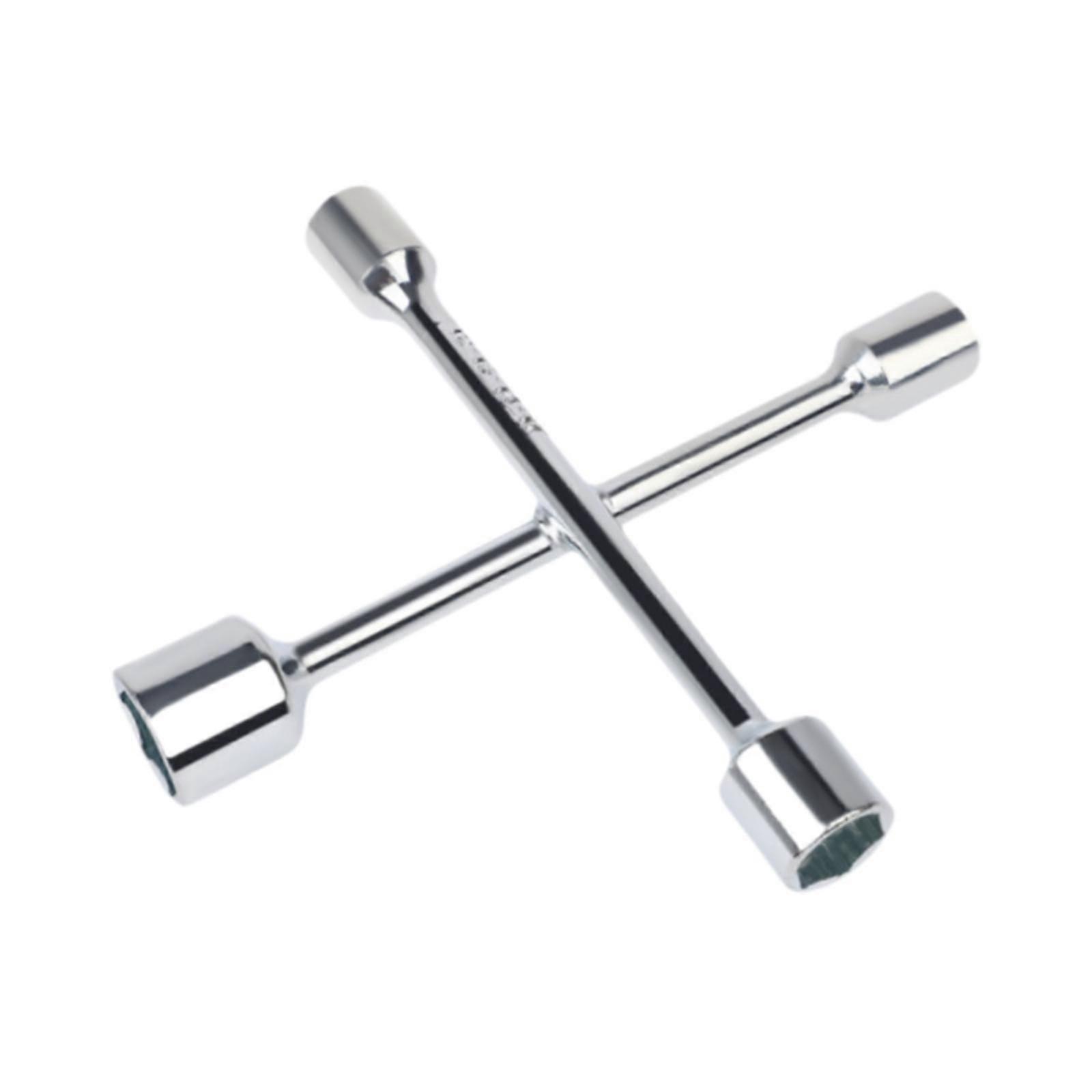 Lug Wrench Compact Combination Wrench Socket Sizes 8 mm, 10 mm, 12 mm, 14 mm
