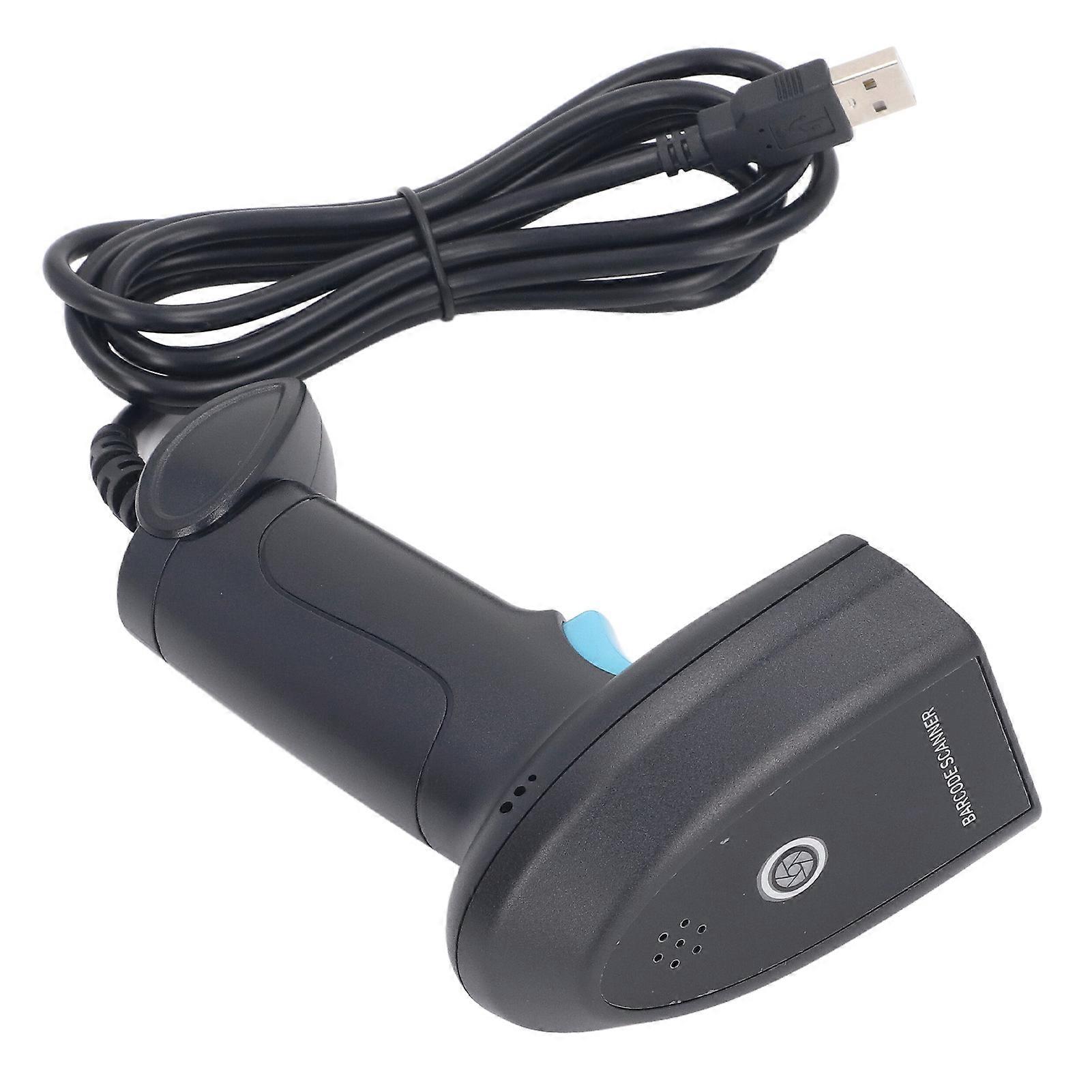 1D Barcode Scanner USB Wired High Accuracy CCD Bar Code Reader for Supermarket Express Delivery Warehouse 