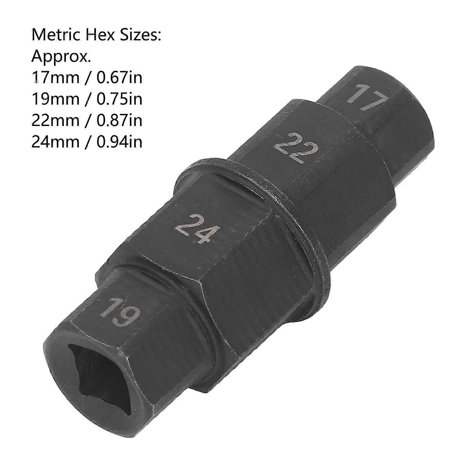 Herramientas Para Taller De Motos Pit Posse Motorcycle Hex Allen Multifunction Front Axle Wheel Spindle Tool 22mm Allen Socket - Foto 9