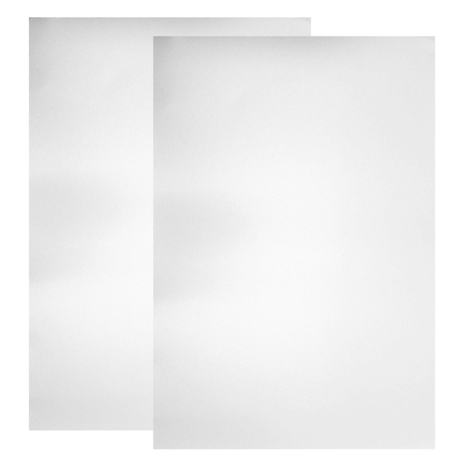 2pcs Tablă de aluminiu Plăci de aluminiu dreptunghi Materiale din tablă de aluminiu pentru crafting (A4)