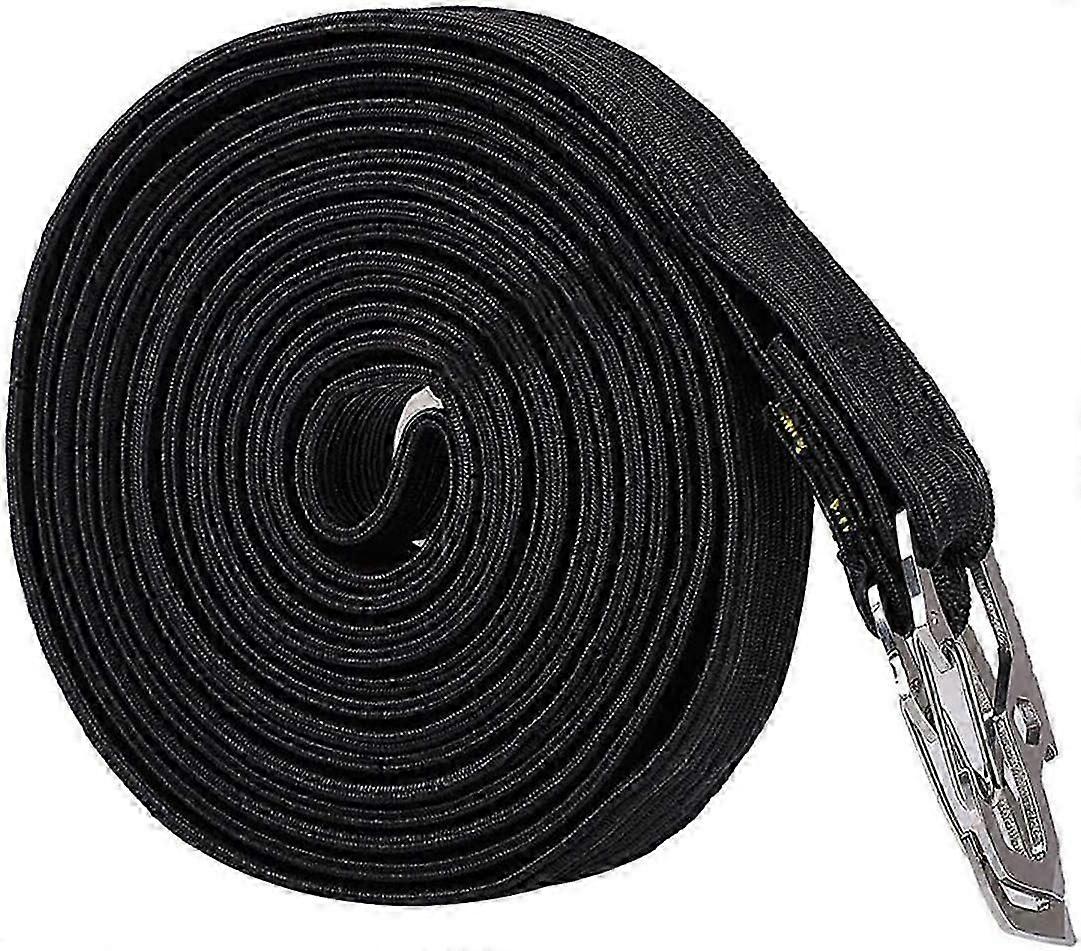 Lunghe corde elastiche con ganci di sicurezza in acciaio al carbonio, clip altamente elastiche Cavo per bagagli per bici e moto