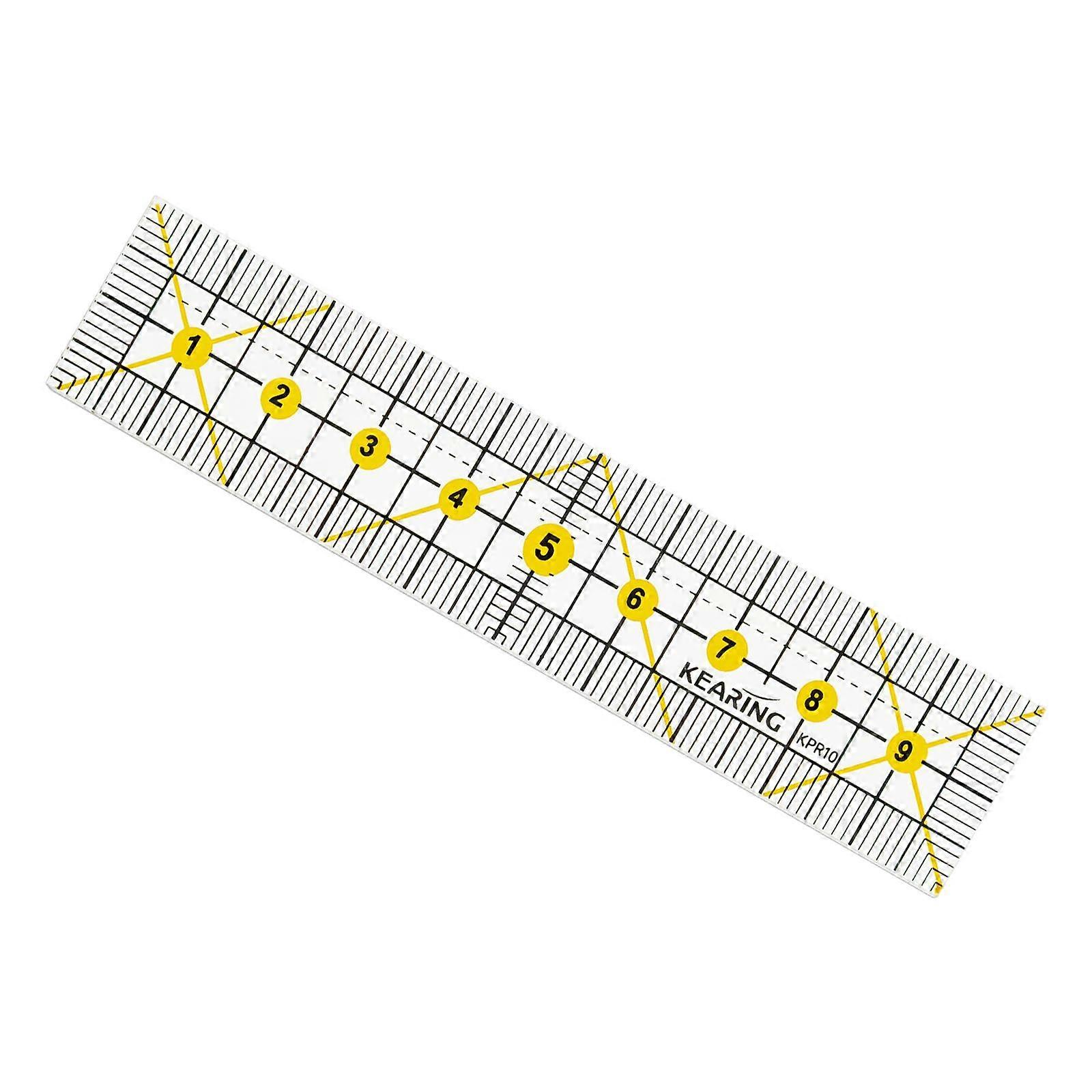 Quilting Ruler Sewing Tool Stencils Template Tailor Patchwork Ruler Fabric Ruler