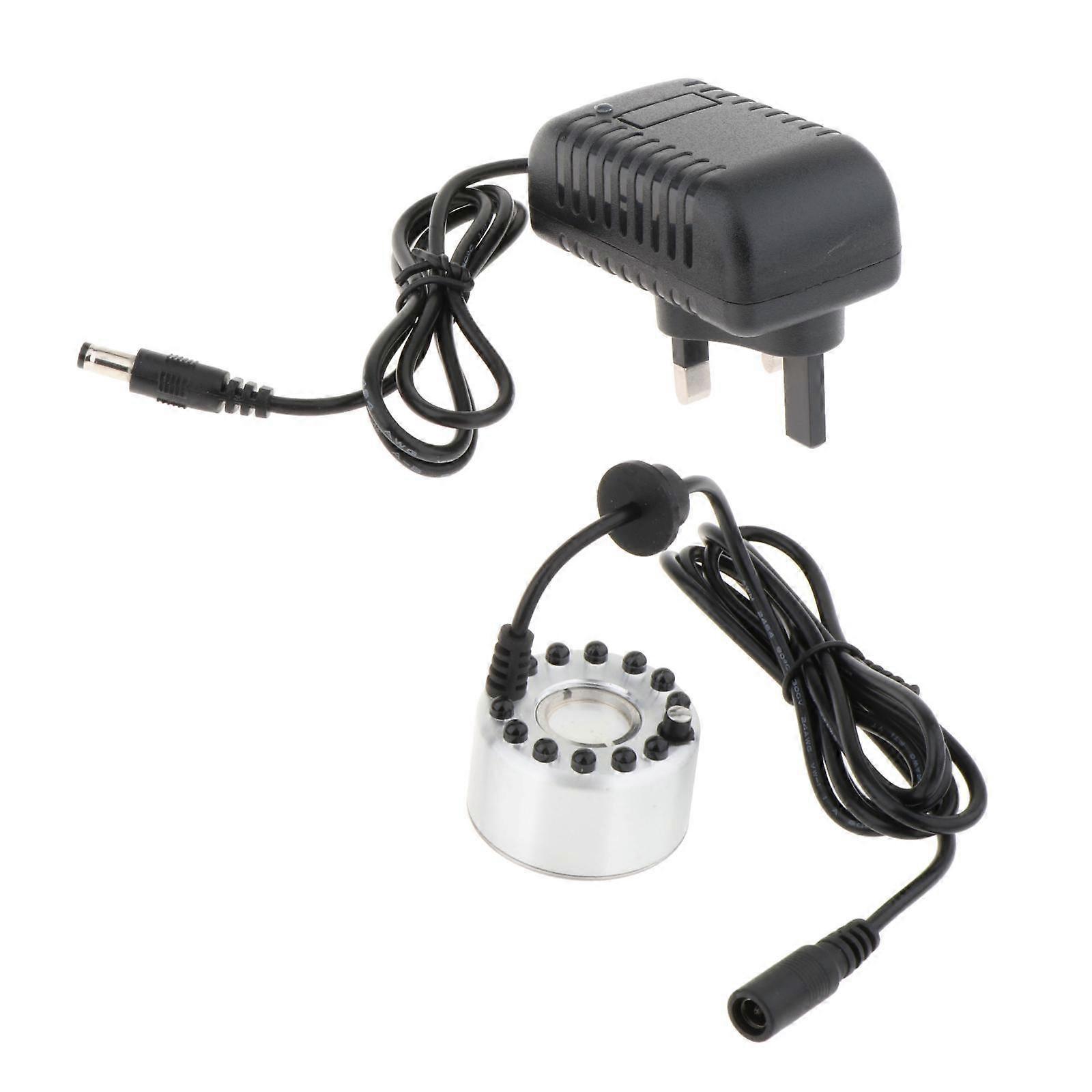 Pond Fog Machine Atomizer Air Humidifier 12 Lights UK Adapter Color Changing