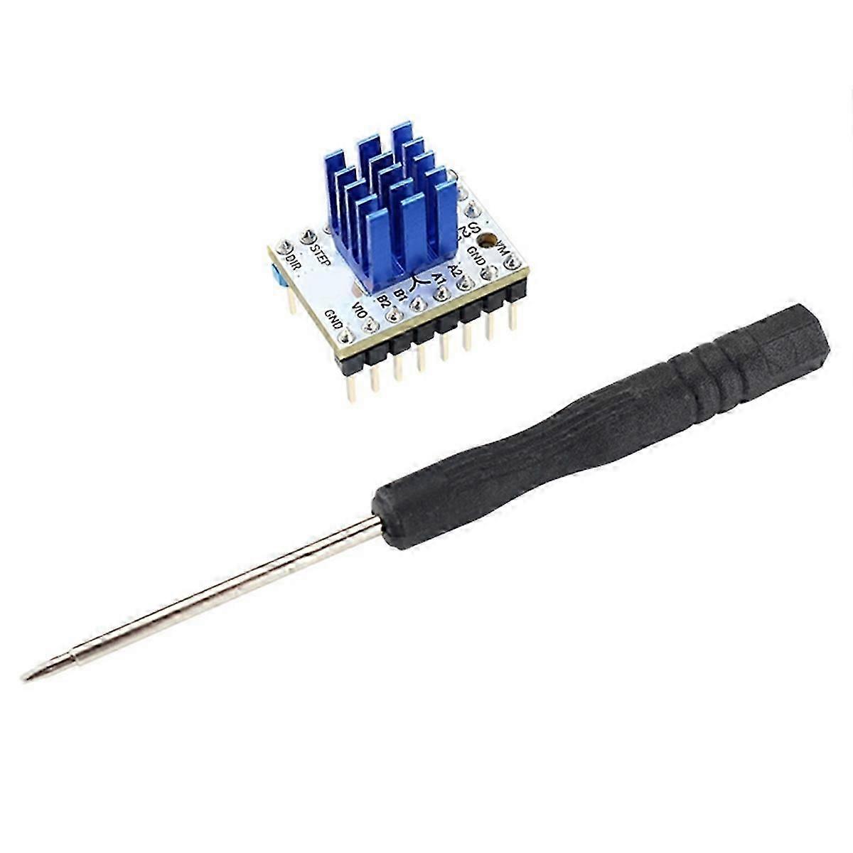 TMC2209 V4.0 Stepper Motor Driver Quiet Operation for 3D Printers, 5.5-28V 2.8A with Heatsink, Enhanced Microsteps js
