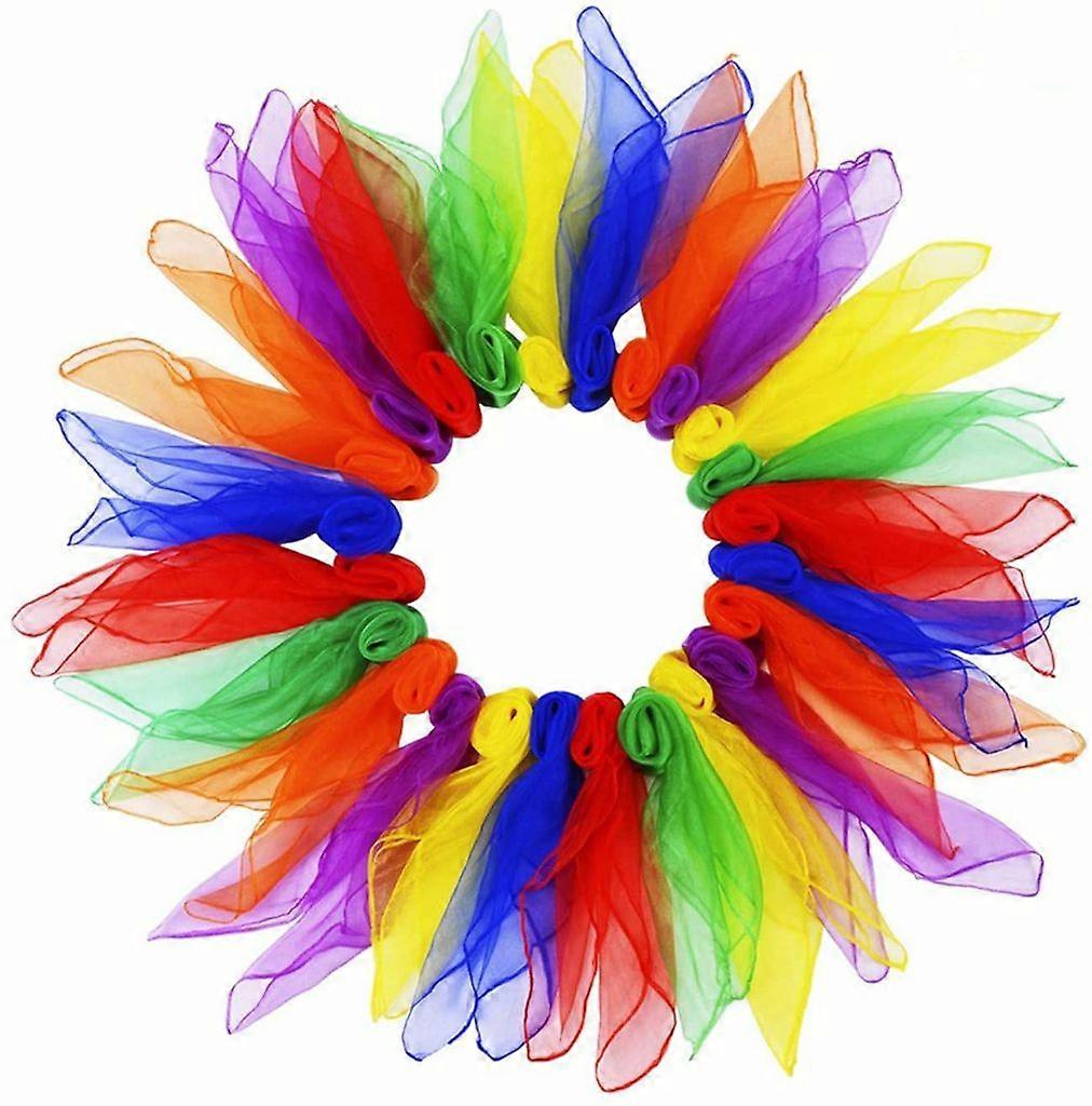 Soft Lightweight Fabric, Durable Elegance Juggling Scarves for Wide Various Application, Improves Hand-Eye Coordination Dance Music Scarfs, Fun Kids