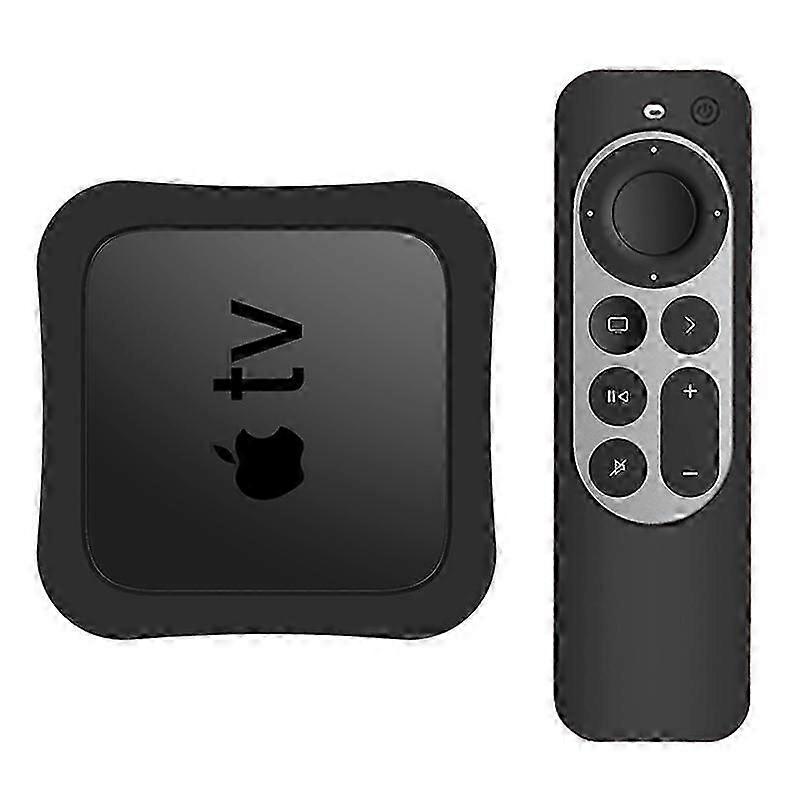 Type G Set-top Box + Remote Controller Silicone Anti-drop Protective Covers Set compatible Apple TV 4K 2021 High quality