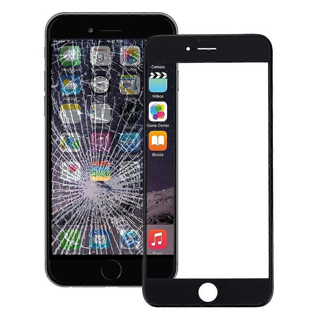 Front Screen Outer Glass Lens with Front LCD Screen Bezel Frame & OCA Optically Clear Adhesive for iPhone 6