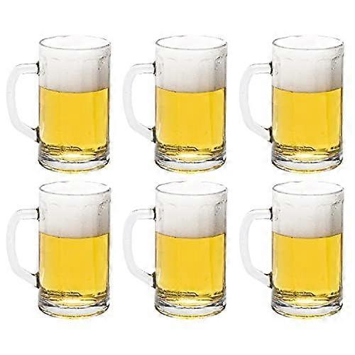 6 Set Glass Mug for Craft Brews 10 Ounce