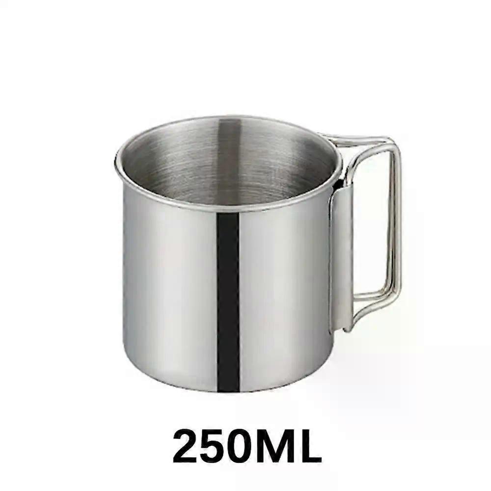 1/2 / 3PCS 480 ml-es vízcsésze összecsukható forrázásgátló alumínium kempingcsésze szabadtéri utazási piknik ivóbögre étkészlet főzés