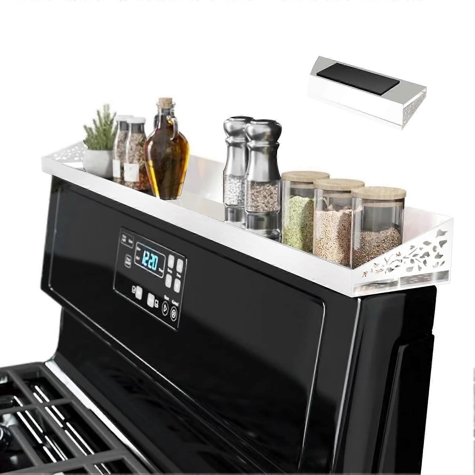 Magnetic Over January shelf, 30 'length, Magnetic spice shelf on the stove, oven shelf