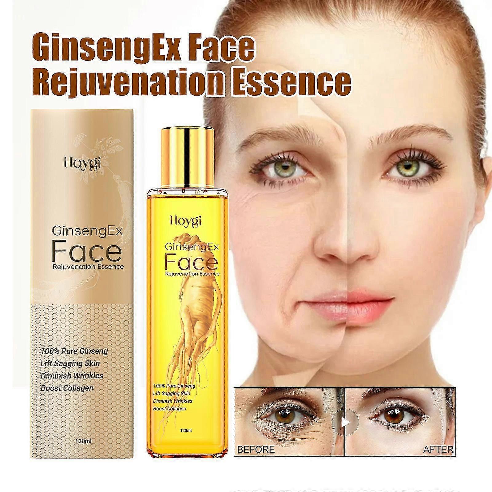 Ginseng Anti-Wrinkle Essence Toner,Ginseng Peptide Anti-Ageing Essence, Polypeptide Anti-Wrinkle Ginseng Serum For All Skin Types