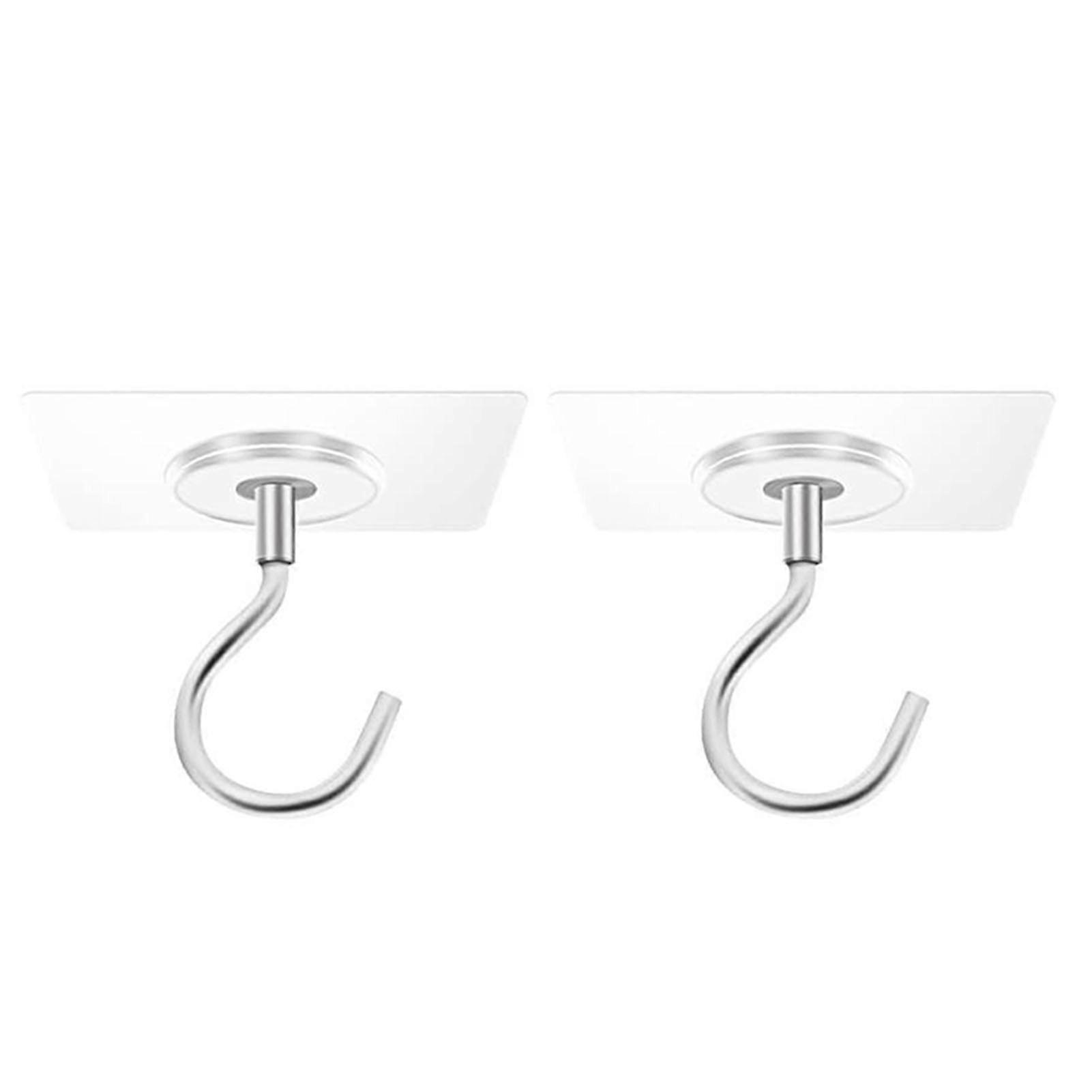 Adhesive Ceiling Hanging Hook Easy Operation Lightweight Hanging Hook for Flags and Fabric Banners