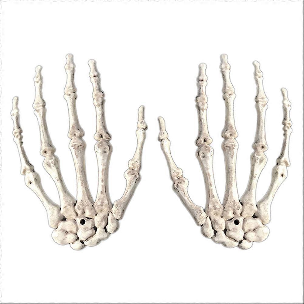 Plastic Hand Skeleton Model Terror Scary Props Halloween Hands Skeleton