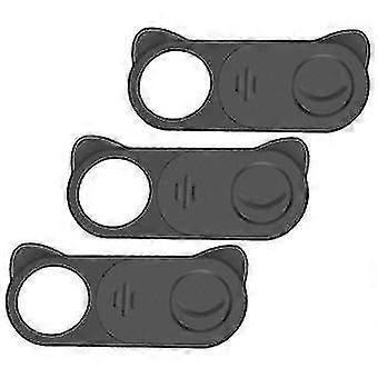 Capa da câmera do celular de 3 pcs, capa de webcam deslizante