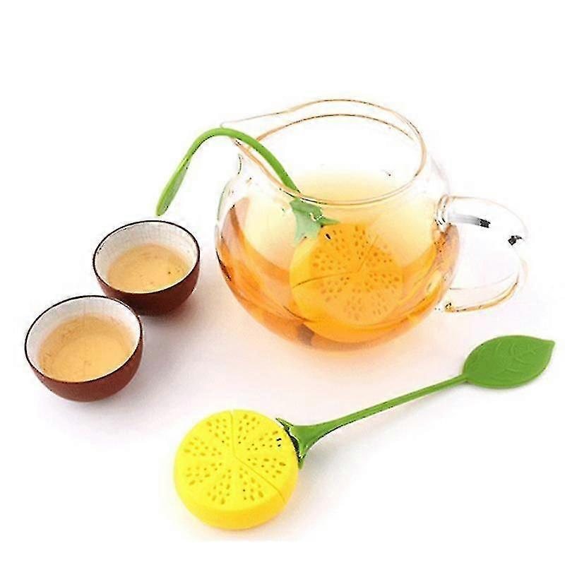Tee-Infuser-Zitronenform Lose Teeblatt-Infuser-Sieb für Teekanne für Sie Brew Tees Infusers Lebensmittelqualität Silikonsiebfilter
