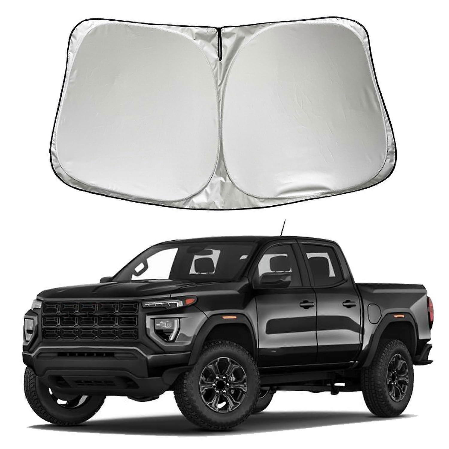 Car Windshield Sun Shade Compatible with GMC Canyon 2015 Elevation AT4 AT4X Denali