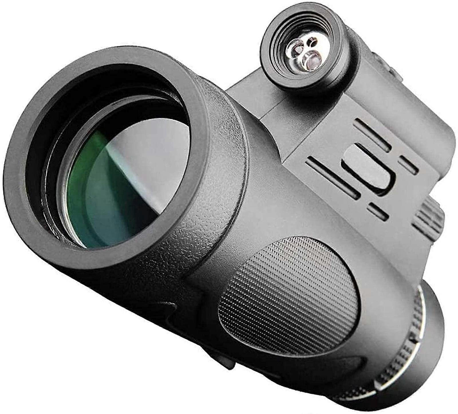 High Power Telescope Monocular with BAK4 Prism FMC Lens Monocular with Light and Night Flashlight and Blue LED Light 10x40 Monocular Telescope