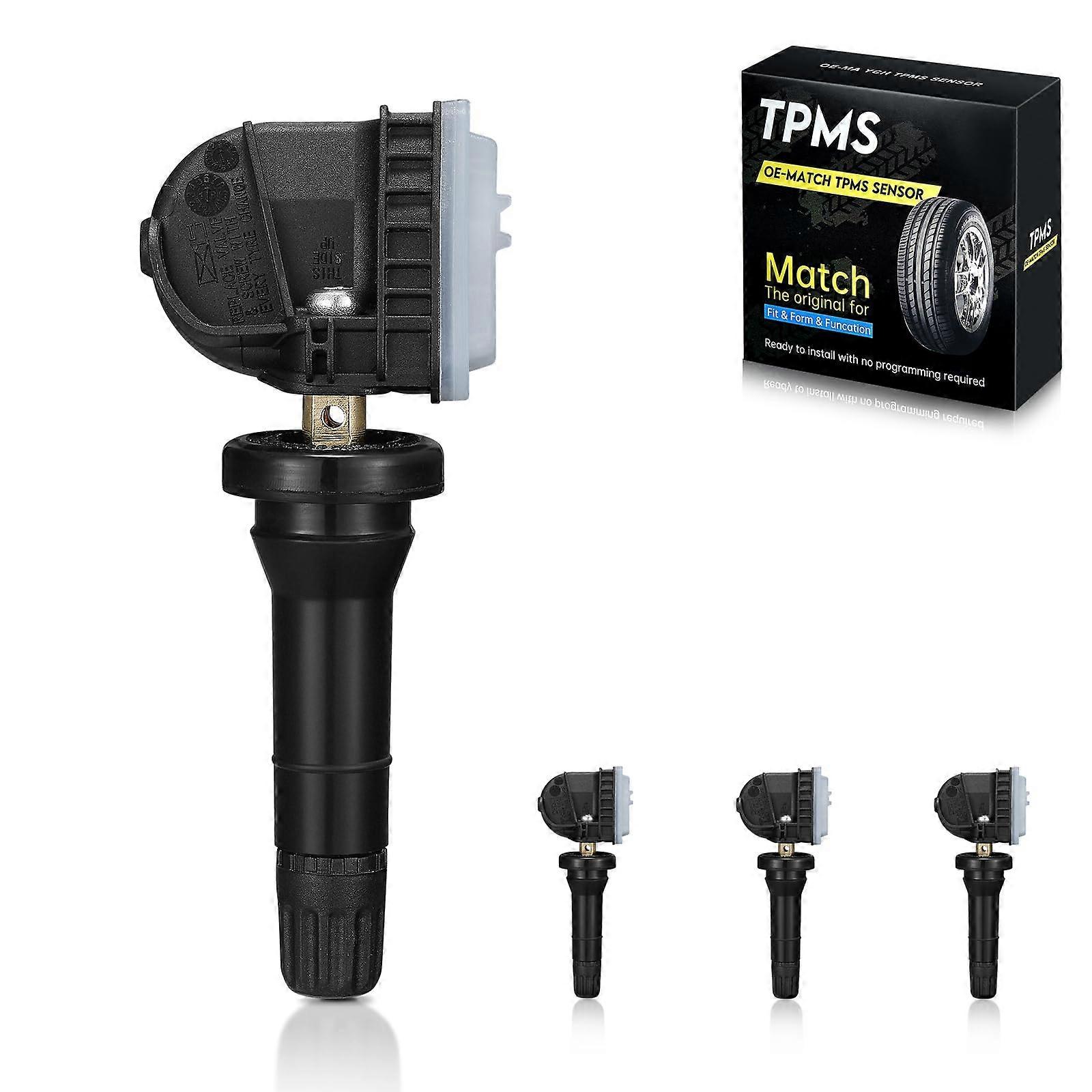 GM 315Mhz Tire Pressure Monitoring System TPMS Sensors Compatible for Chevy Silverado GMC Cadillac 4 Pack